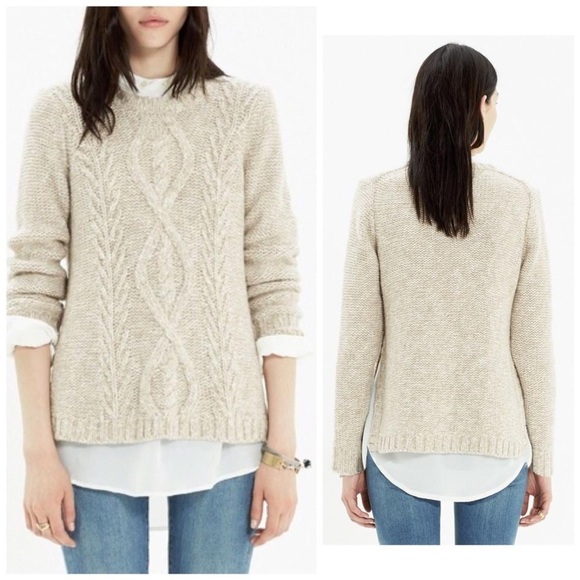Madewell Firelight Marled Pullover Sweater XS